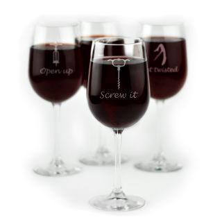 Personalized Engraved Wedding Party Tall Wine Glass