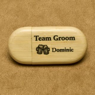 Personalized Engraved Wood Flash Drive